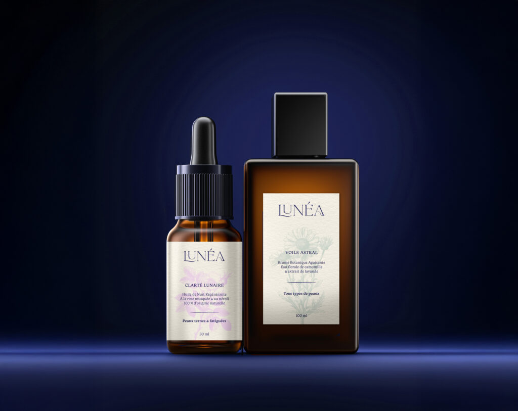 Branding Identité visuelle marque de cosmétiques